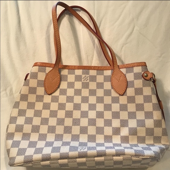 Louis Vuitton Handbags - WHITE DAMIER LOUIS VUITTON PM TOTE